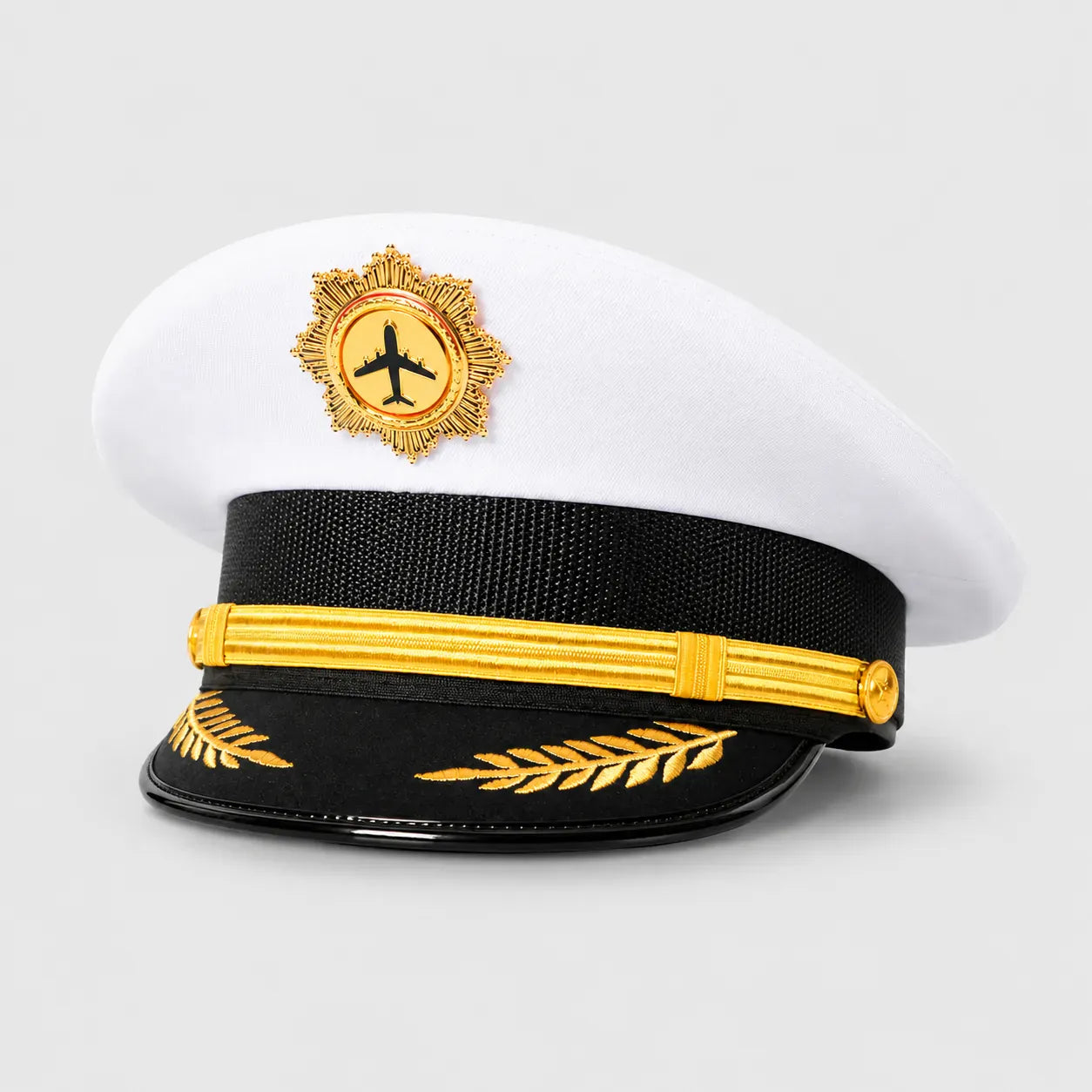 Casquette de Pilote Blanche - Grande Étoile | LeCap©