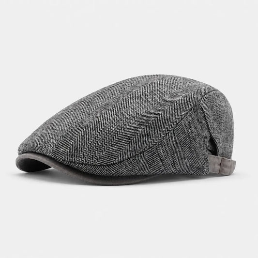 Béret Casquette Gris Rayé | LeCap©