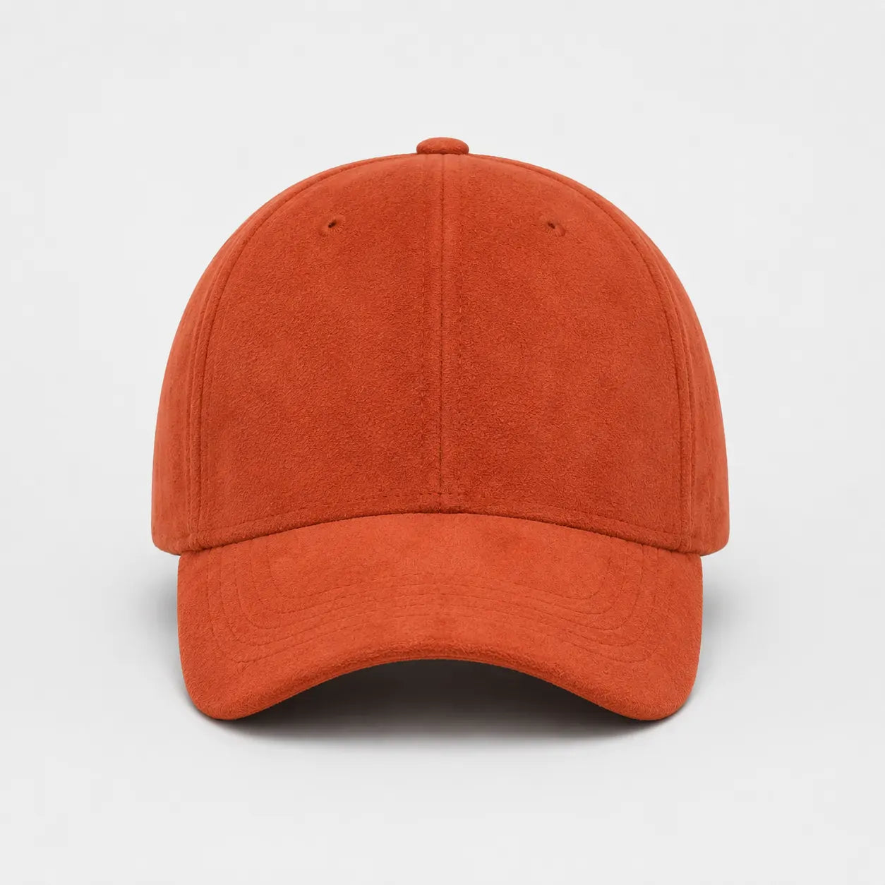 Casquette Baseball Orange - Effet Suédine | LeCap©