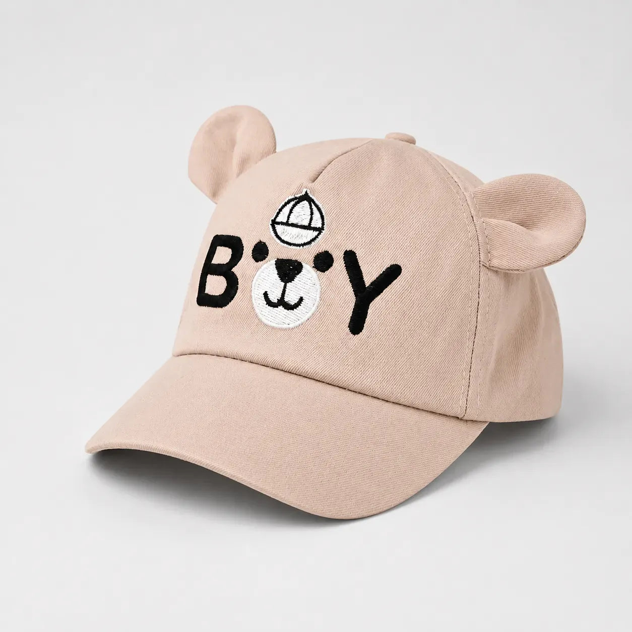 Casquette Bébé Beige - Ourson Boy | LeCap©