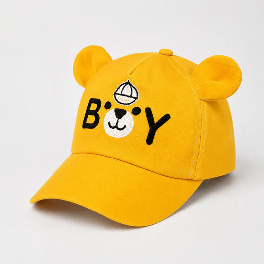 Casquette Bébé Jaune - Ourson Boy | LeCap©