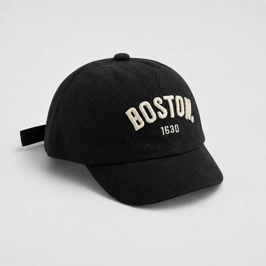 Casquette Bébé Noire - Boston | LeCap©