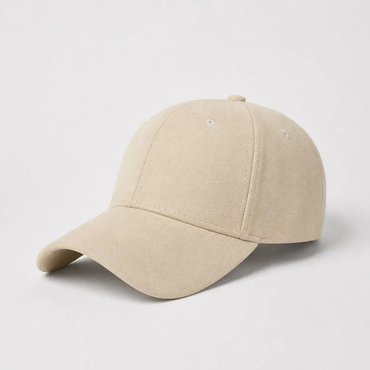 Casquette Beige - Effet Suédine | LeCap©