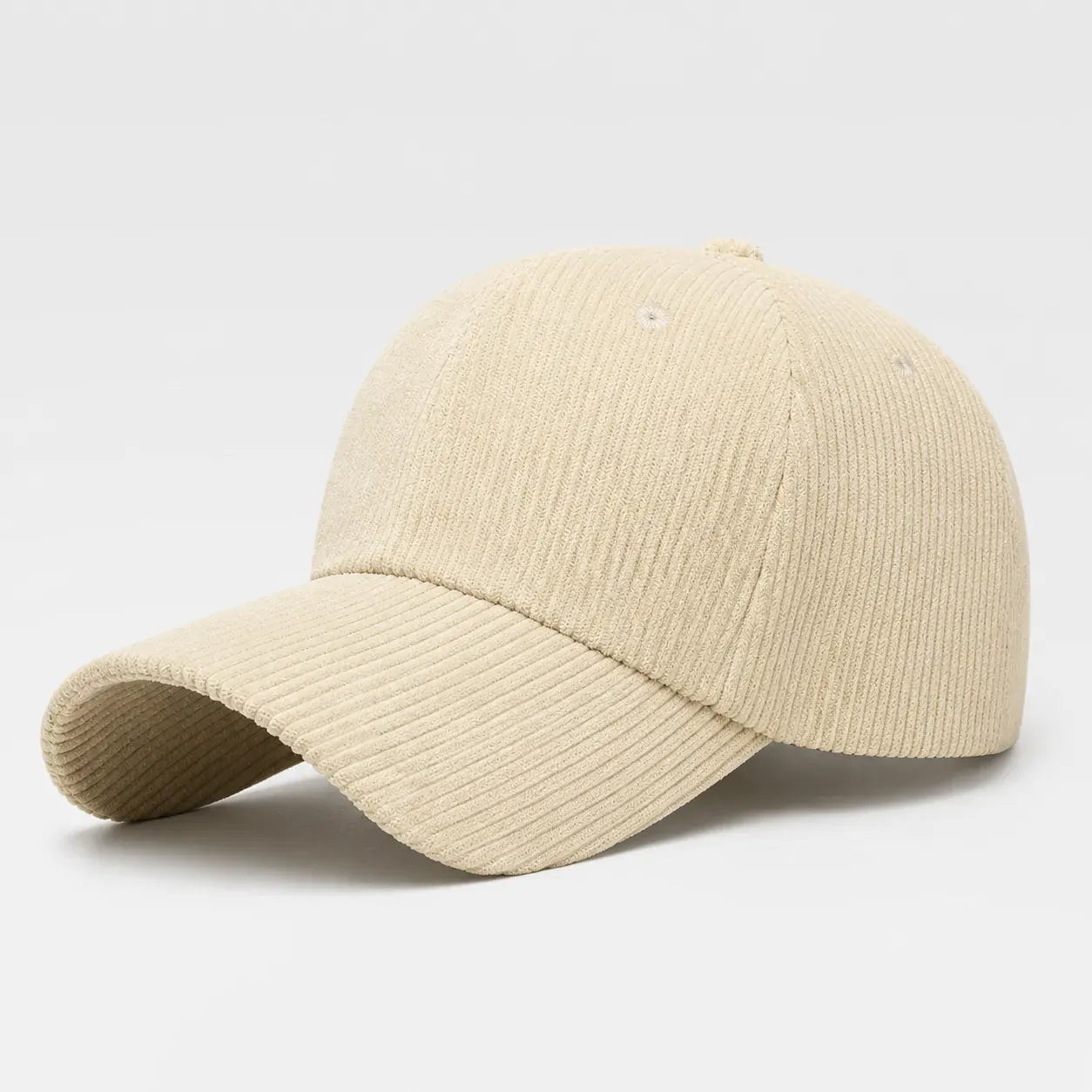 Casquette Beige Velours Côtelé | LeCap©