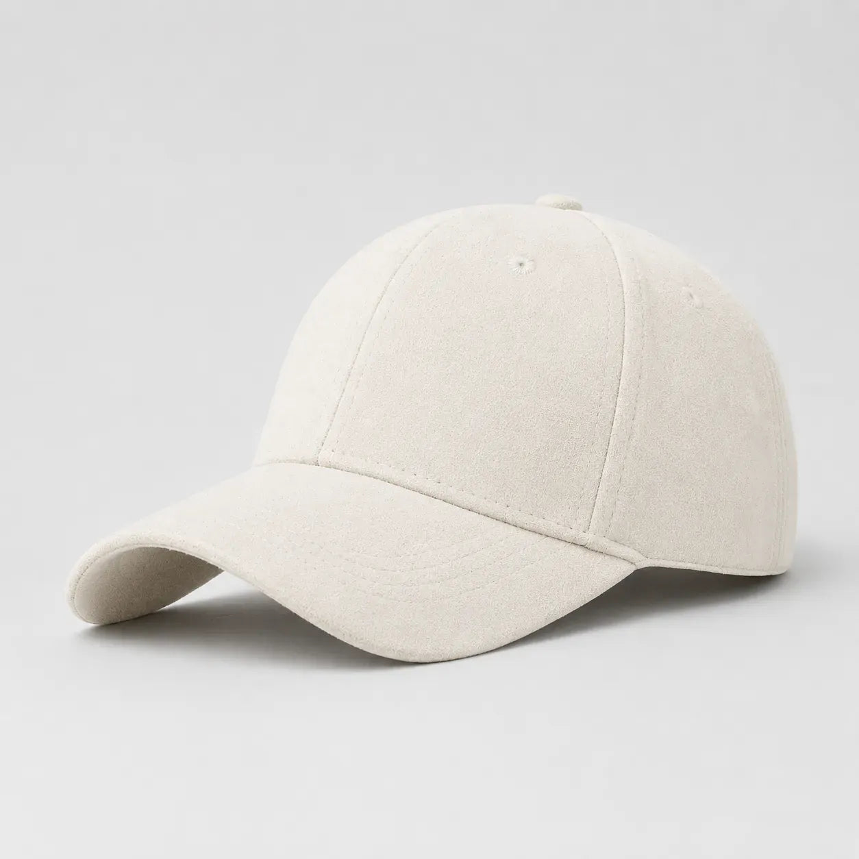 Casquette Blanche - Effet Suédine | LeCap©