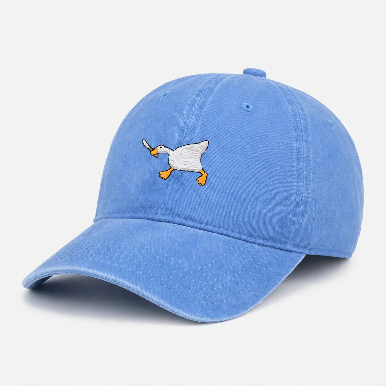 Casquette Bleue - Broderie Oie | LeCap©