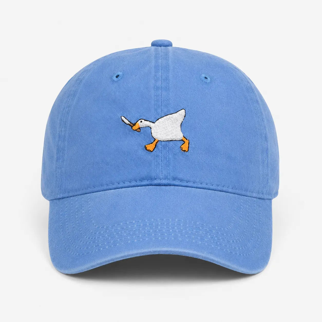 Casquette Bleue - Broderie Oie | LeCap©