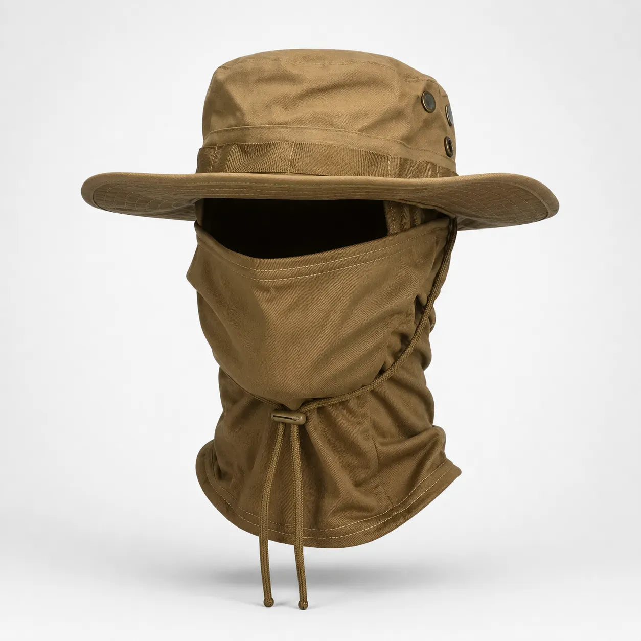 Casquette Boonie Balaclava Marron | LeCap©