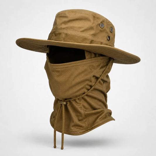 Casquette Boonie Balaclava Marron | LeCap©