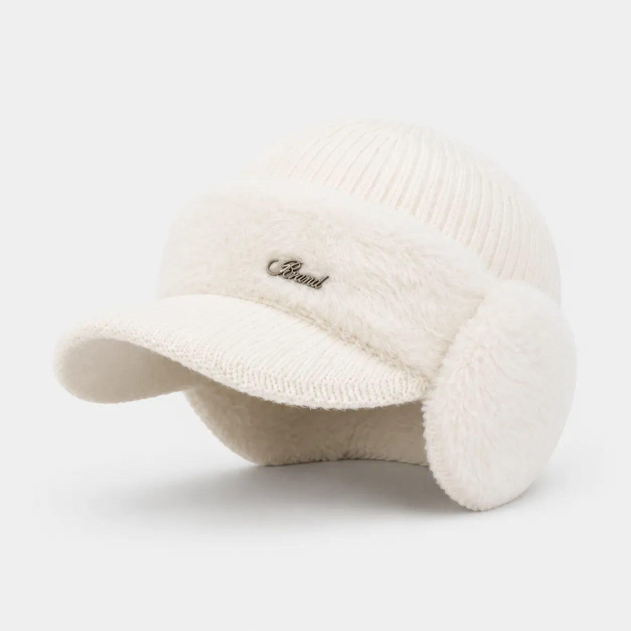 Casquette Cache-Oreilles Blanche pour Femme | LeCap©