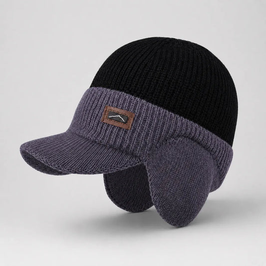 Casquette Cache-Oreilles Noire | LeCap©