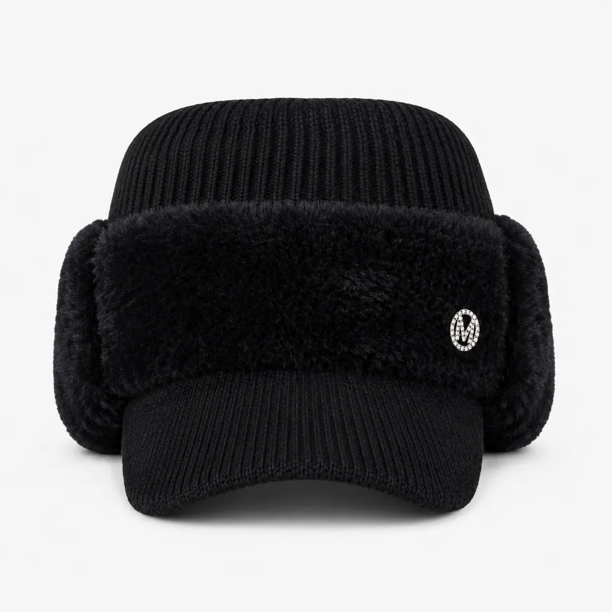 Casquette Cache-Oreilles Noire pour Femme | LeCap©