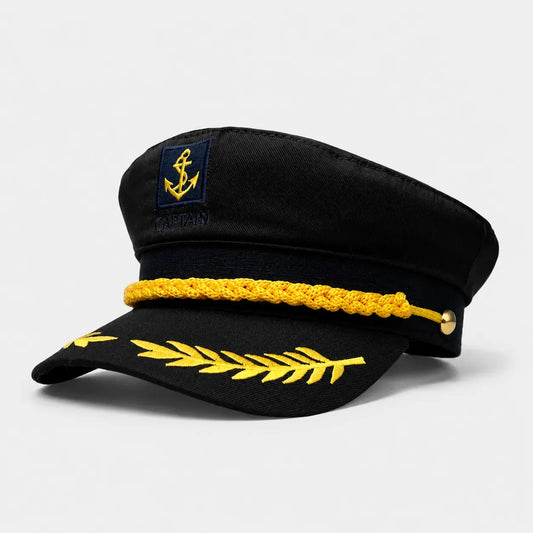 Casquette Capitaine de Yacht - Noire | LeCap©
