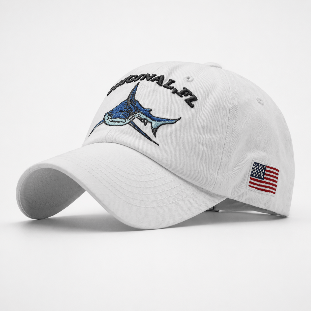 Casquette de Pêche Blanche - Requin de Floride | LeCap©