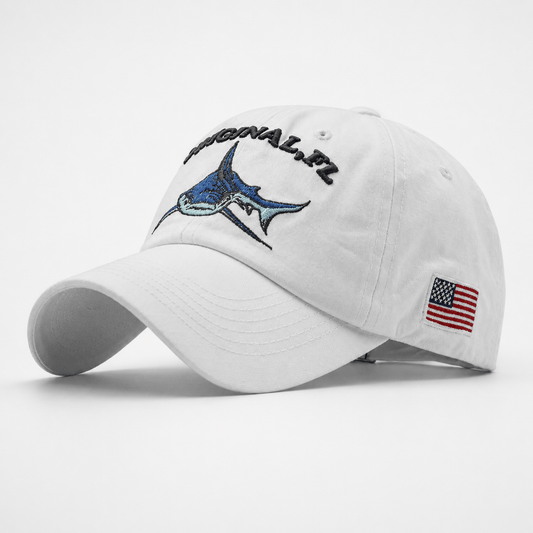 Casquette de Pêche Blanche - Requin de Floride | LeCap©