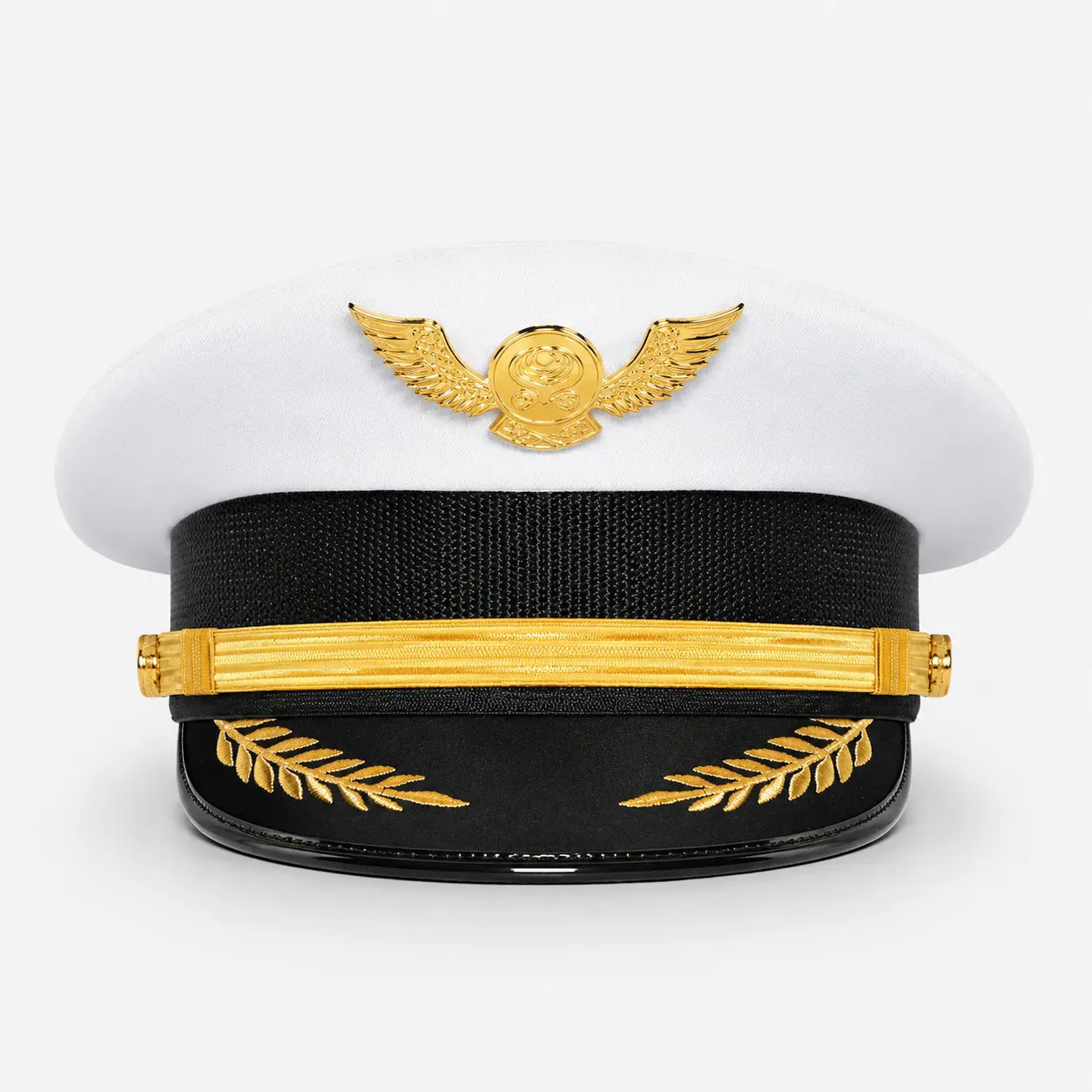 Casquette de Pilote Blanche - Ailes Dorées | LeCap©