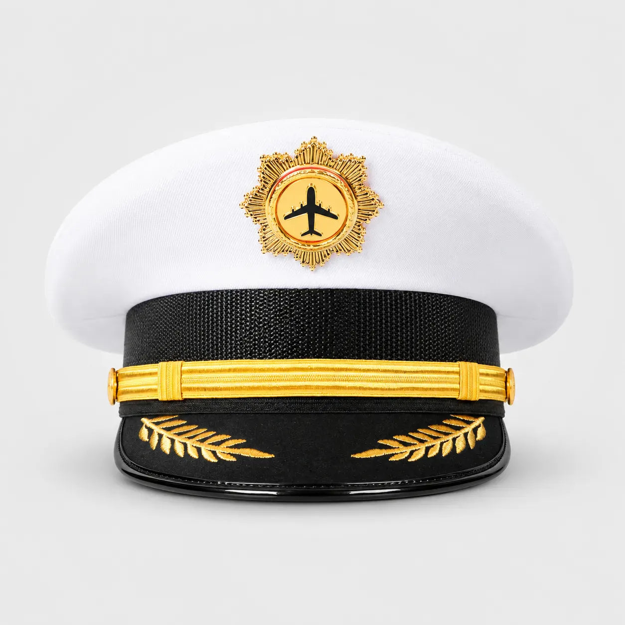 Casquette de Pilote Blanche - Grande Étoile | LeCap©