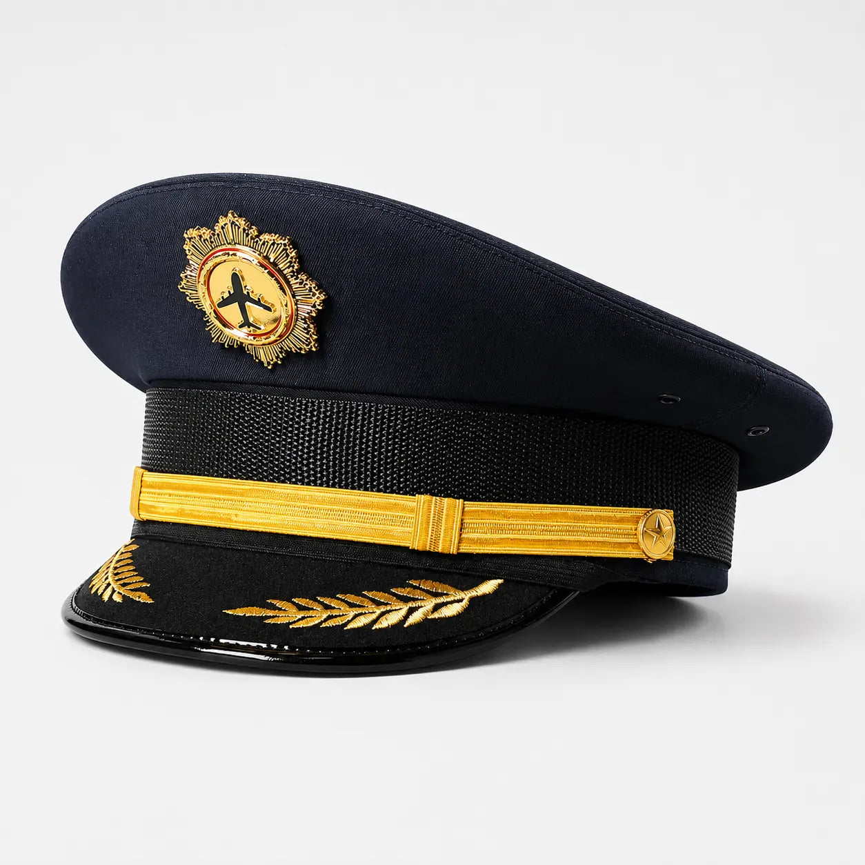 Casquette de Pilote Bleu Marine - Grande Étoile | LeCap©