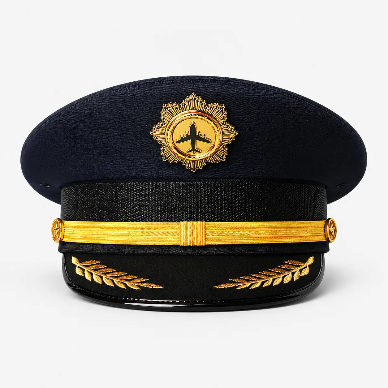 Casquette de Pilote Bleu Marine - Grande Étoile | LeCap©