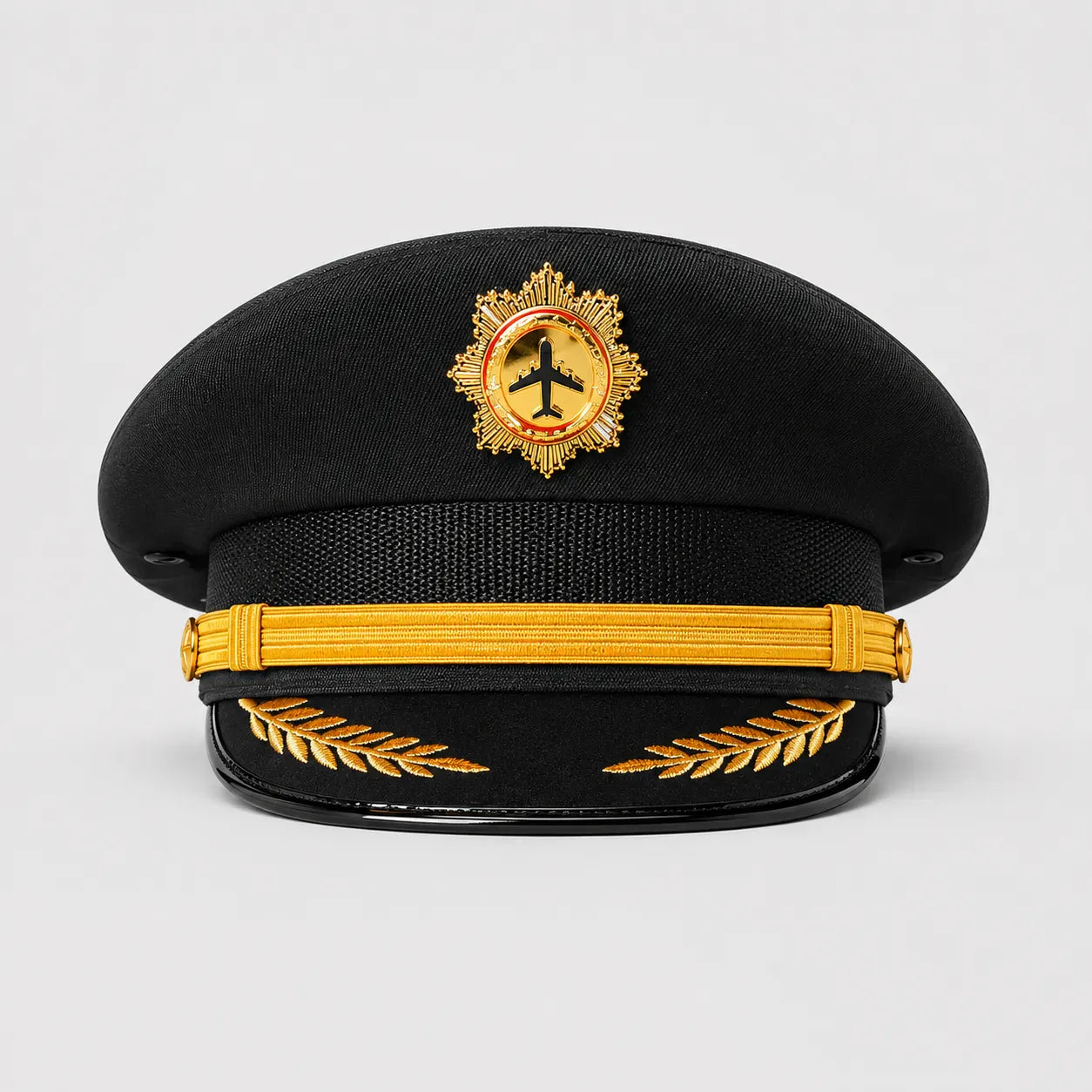 Casquette de Pilote Noire - Grande Étoile | LeCap©