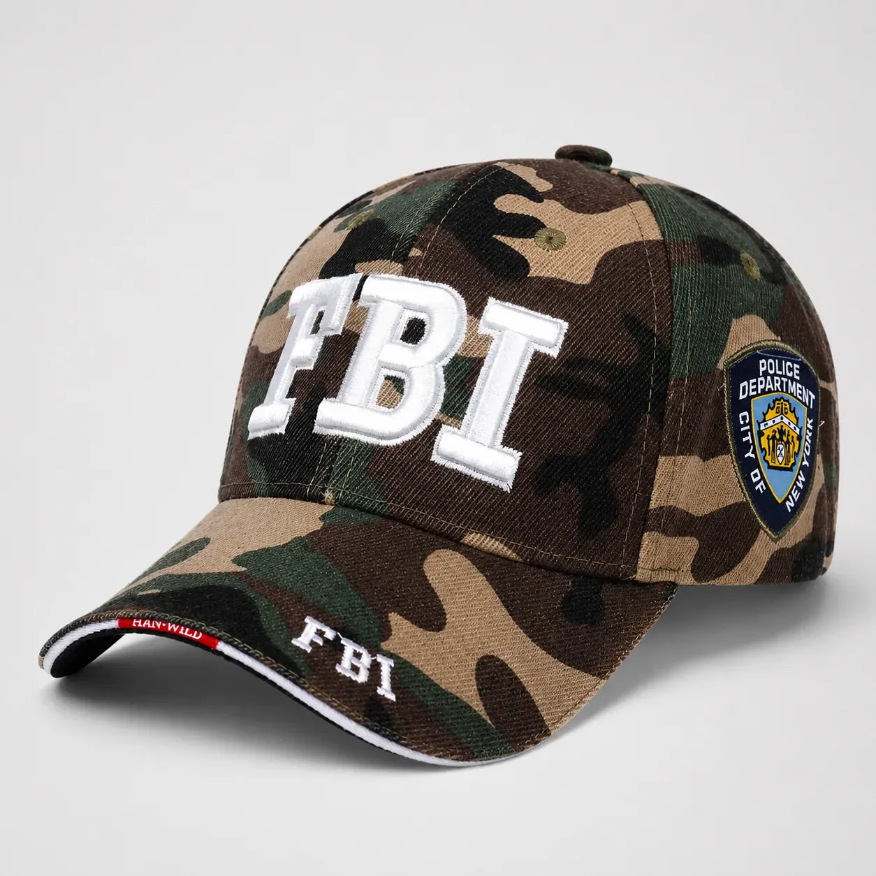 Casquette de Police Agent Fédéral - Camouflage | LeCap©