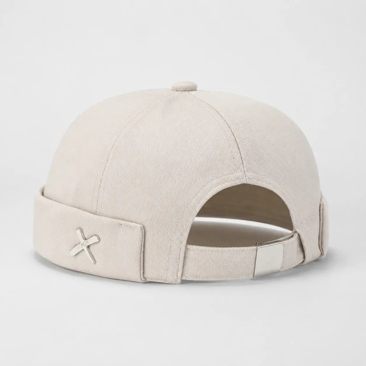 Casquette Docker Beige - Croix d'Argent | LeCap©