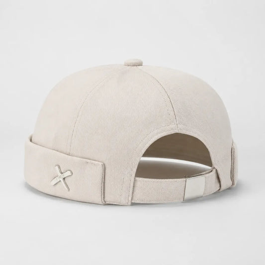 Casquette Docker Beige - Croix d'Argent | LeCap©
