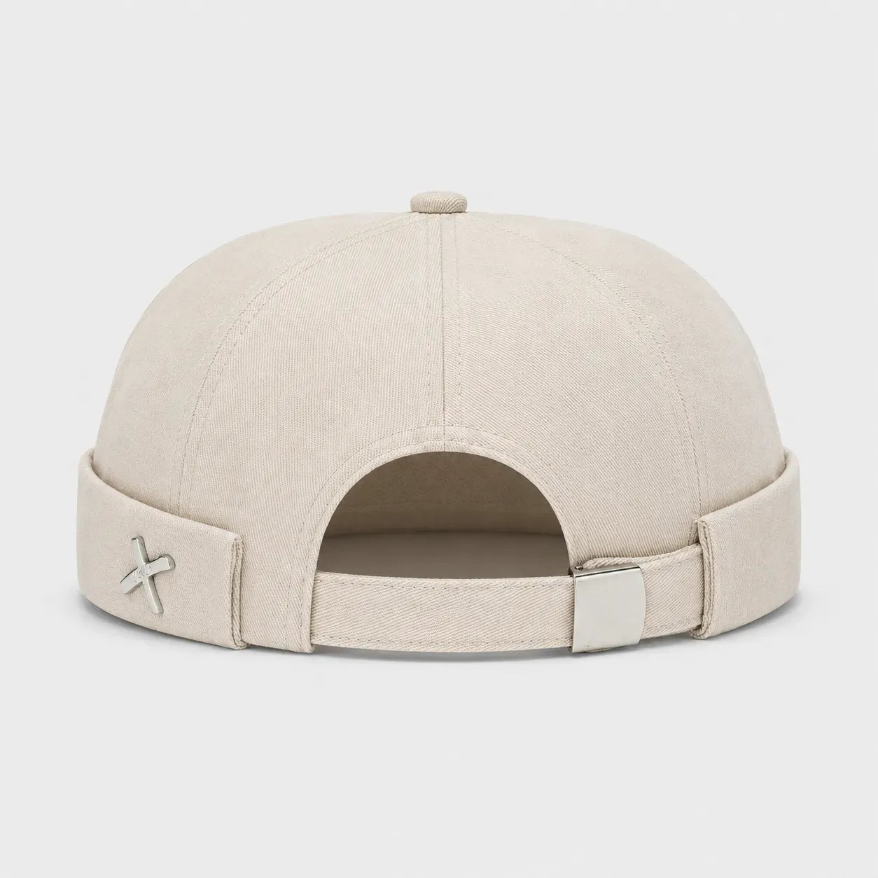 Casquette Docker Beige - Croix d'Argent | LeCap©