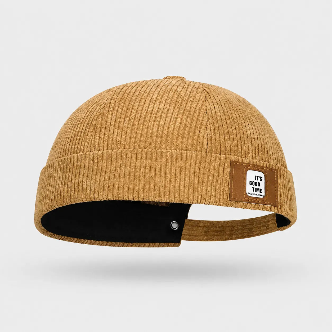 Casquette Docker Camel - Velours Côtelé | LeCap©