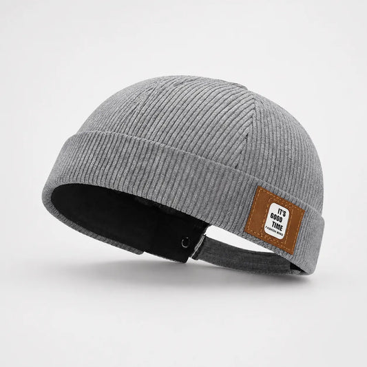 Casquette Docker Grise - Velours Côtelé | LeCap©