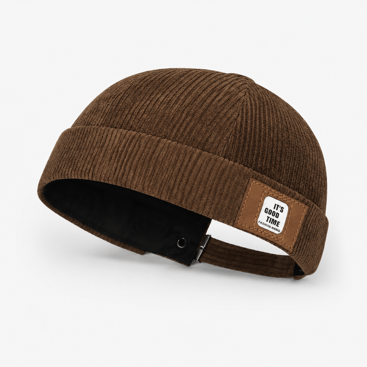 Casquette Docker Marron - Velours Côtelé | LeCap©