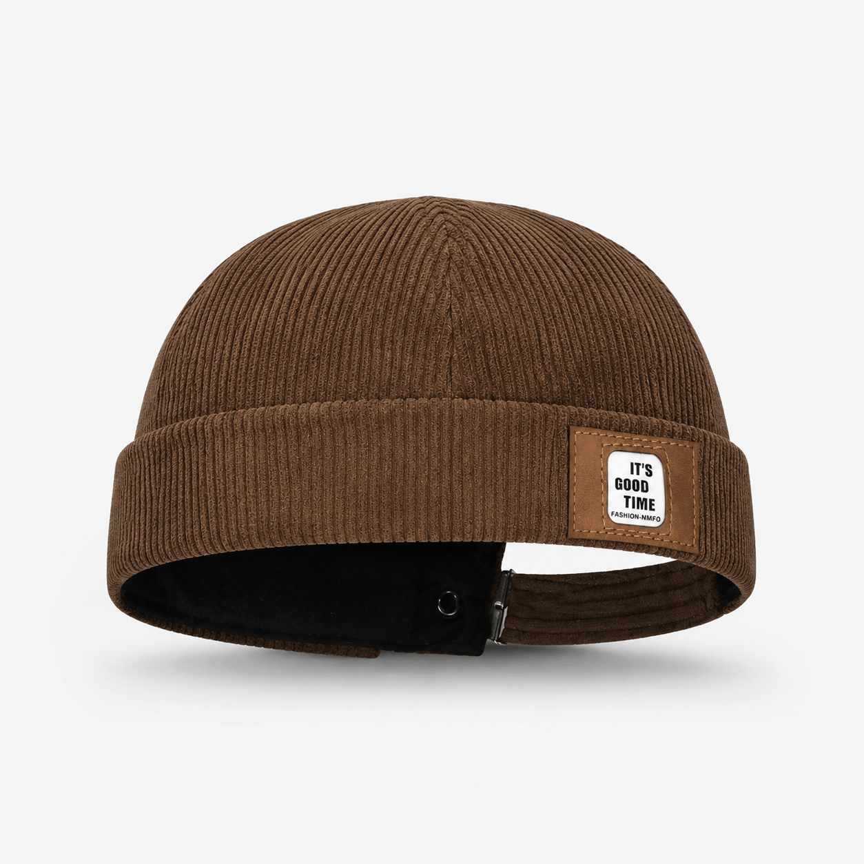 Casquette Docker Marron - Velours Côtelé | LeCap©