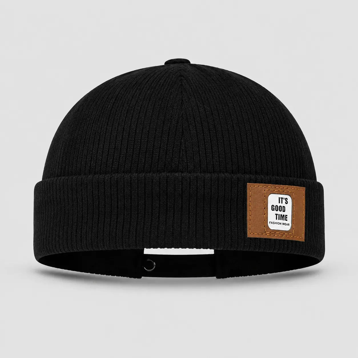 Casquette Docker Noire - Velours Côtelé | LeCap©