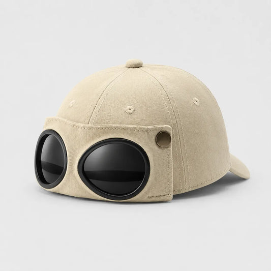 Casquette Enfant Aviateur Beige | LeCap©