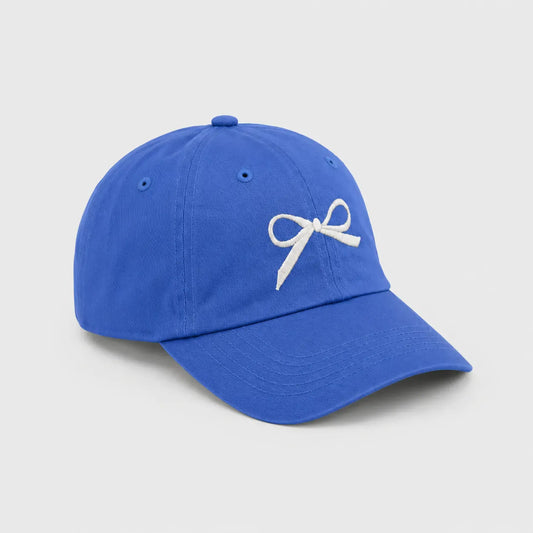 Casquette Enfant Bleue - Nœud Brodé | LeCap©