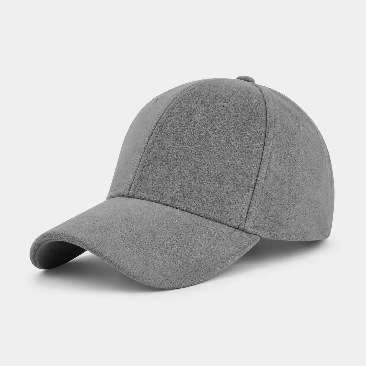 Casquette Grise - Effet Suédine | LeCap©
