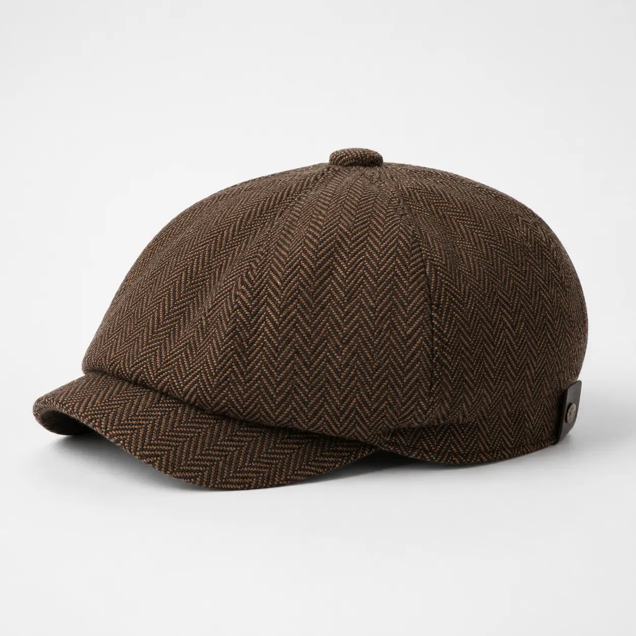 Casquette Hatteras Marron à Chevrons | LeCap©