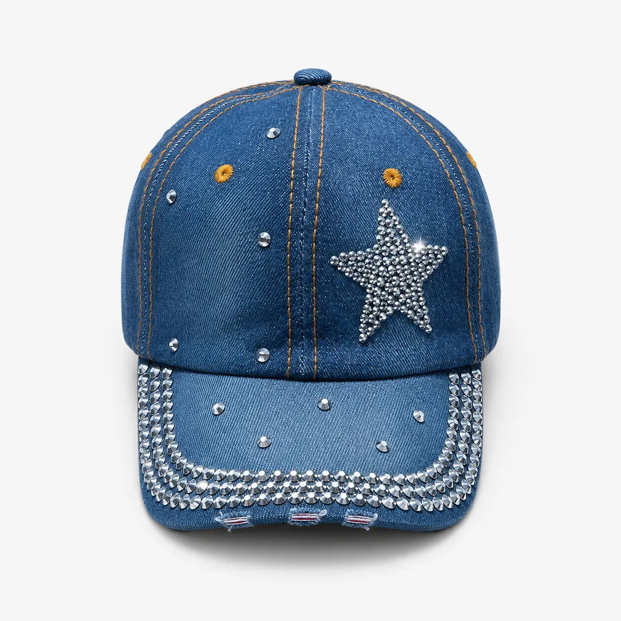 Casquette Jean Strass Étoile pour Femme | LeCap©