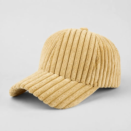 Casquette Khaki Velours Côtelé | LeCap©