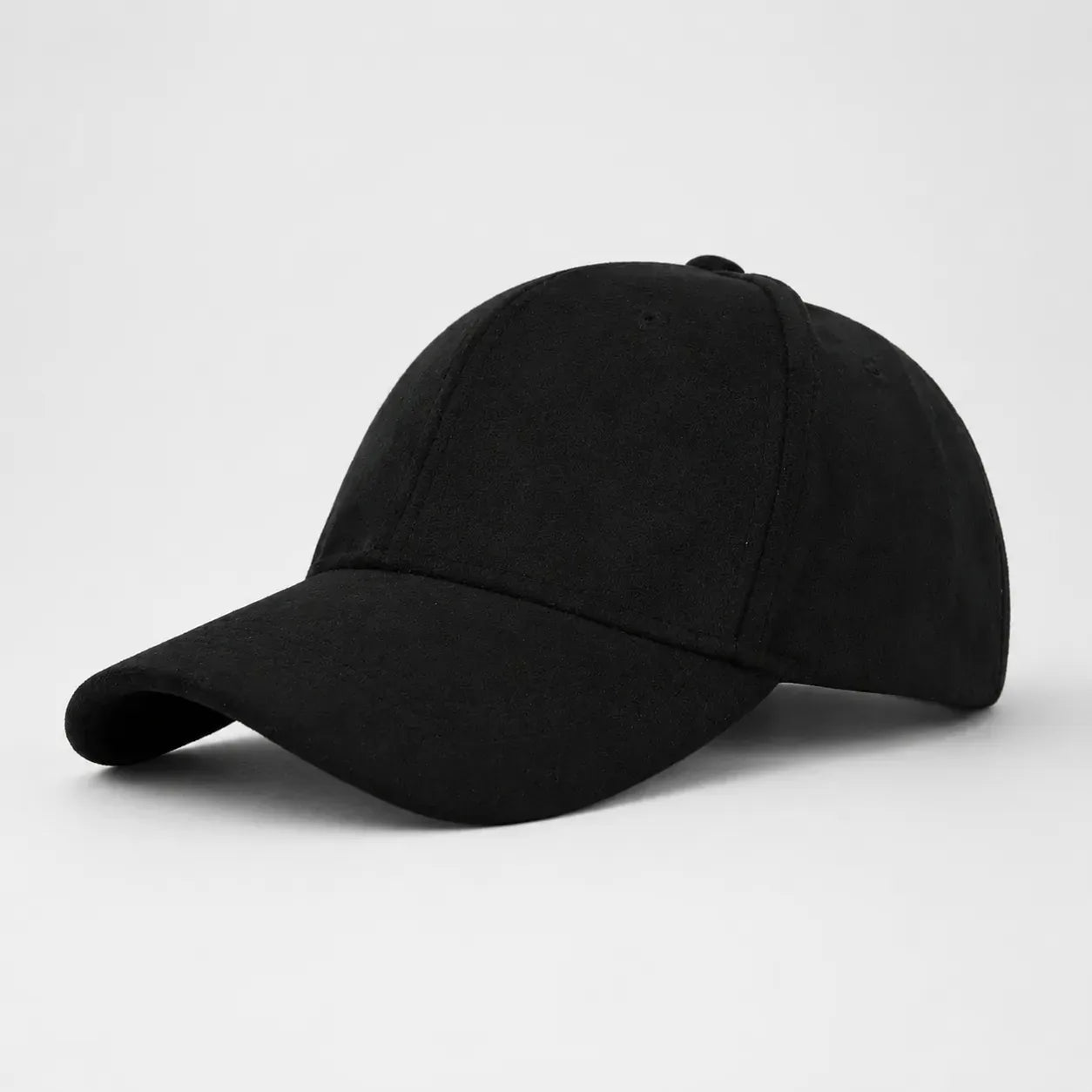 Casquette Noire - Effet Suédine | LeCap©