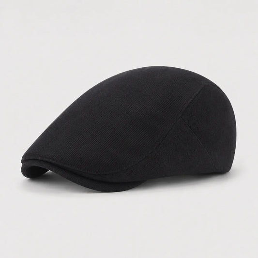 Casquette Plate Noire | LeCap©