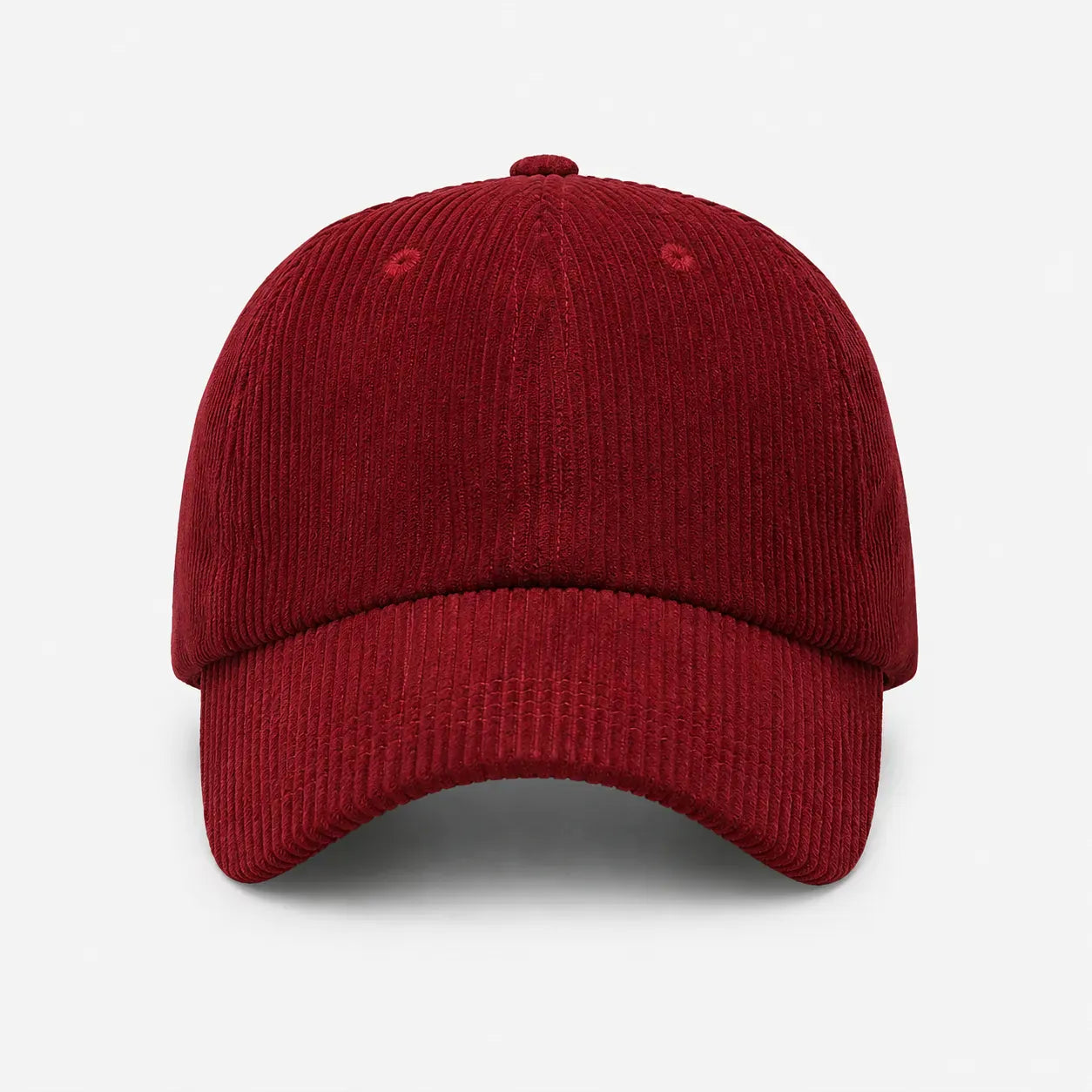Casquette Rouge Vin Velours Côtelé | LeCap©
