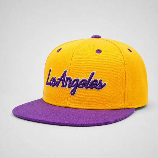 Casquette Snapback LA Jaune | LeCap©