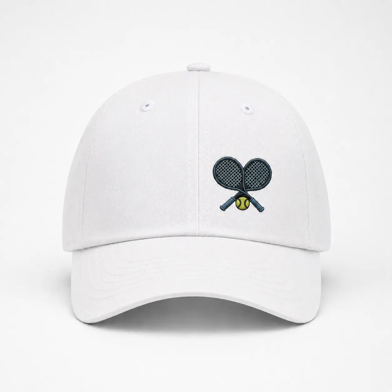 Casquette Tennis Blanche Brodée | LeCap©