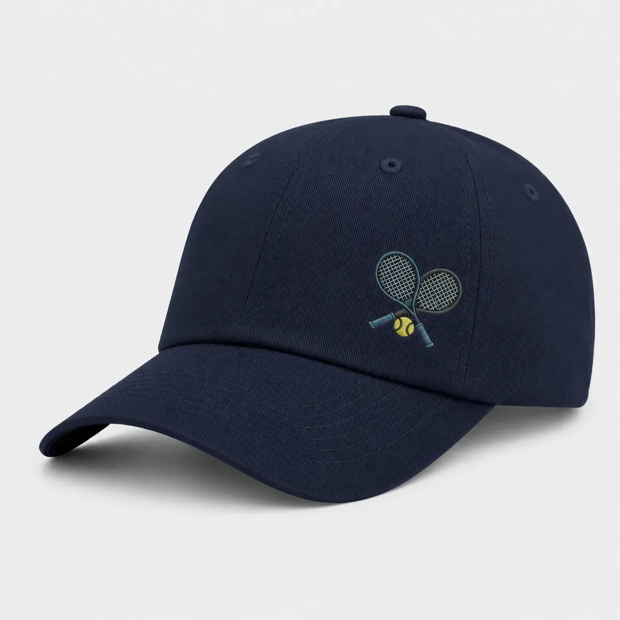Casquette Tennis Bleue Marine Brodée | LeCap©