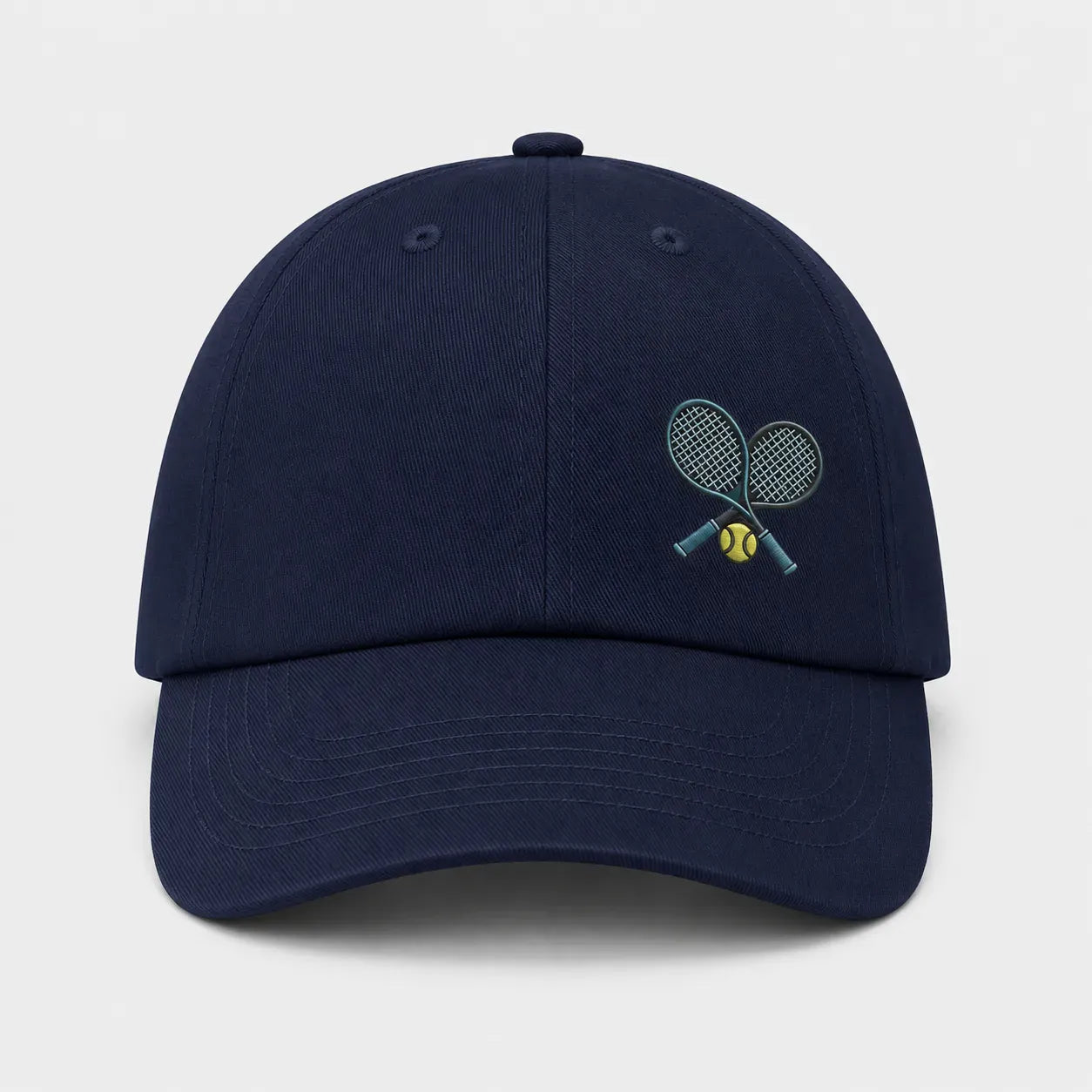 Casquette Tennis Bleue Marine Brodée | LeCap©