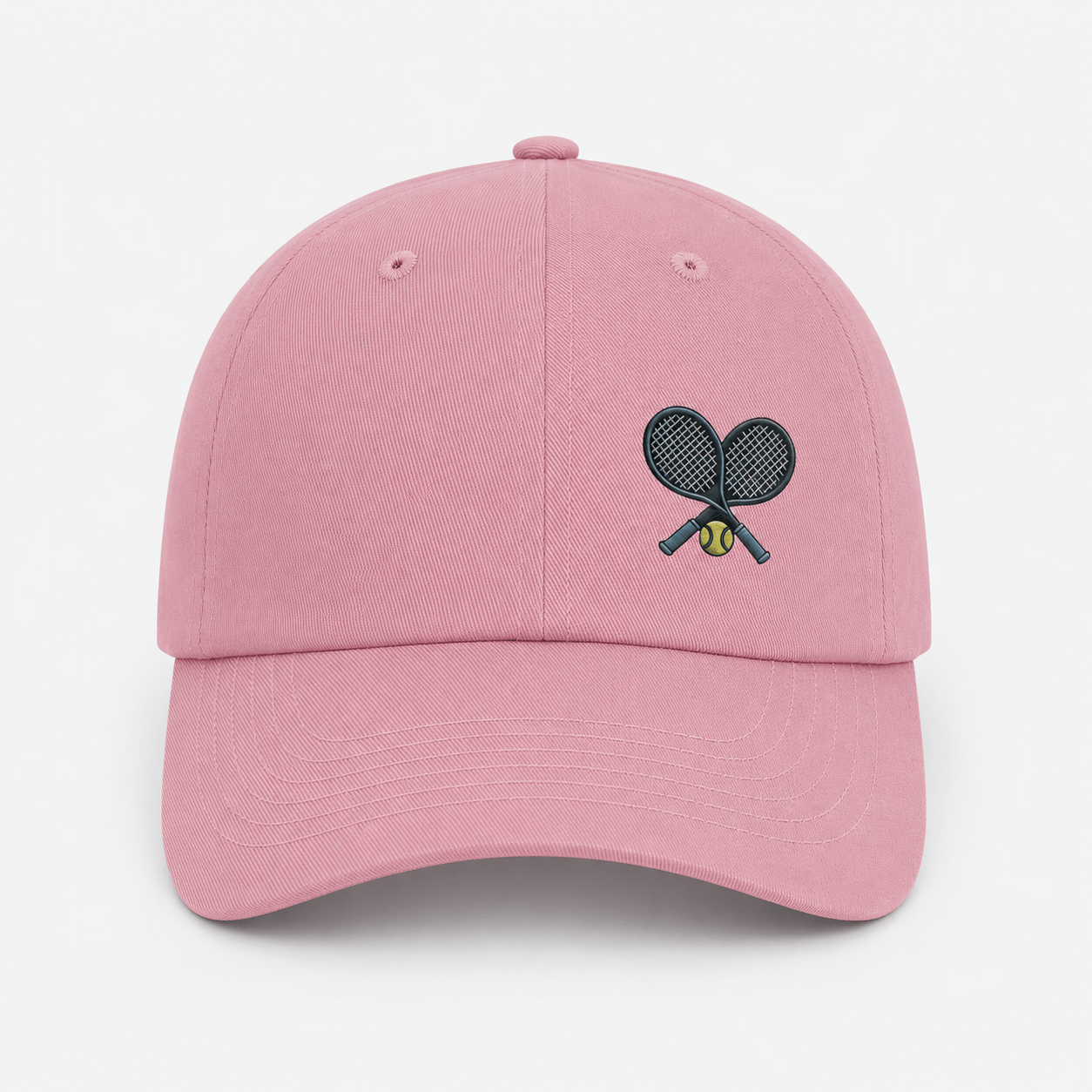 Casquette Tennis Rose Brodée | LeCap©