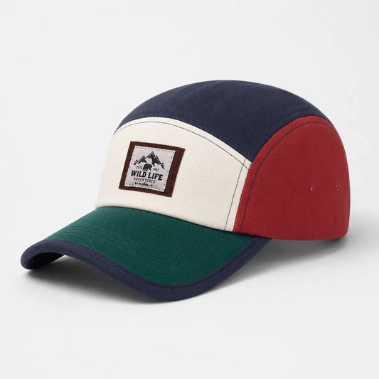 Casquette Trail - Wild Life Verte Rouge et Bleue | LeCap©