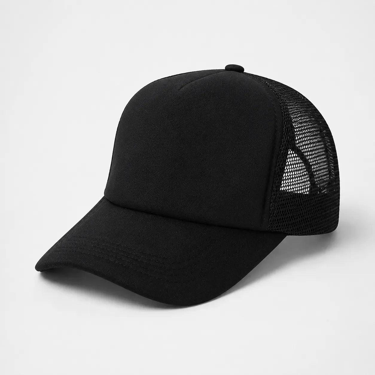 Casquette Trucker Noire Unie | LeCap©