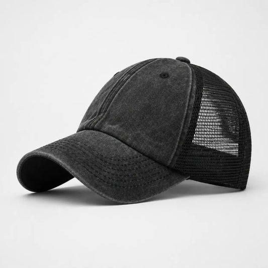 Casquette Trucker Noire Vintage | LeCap©